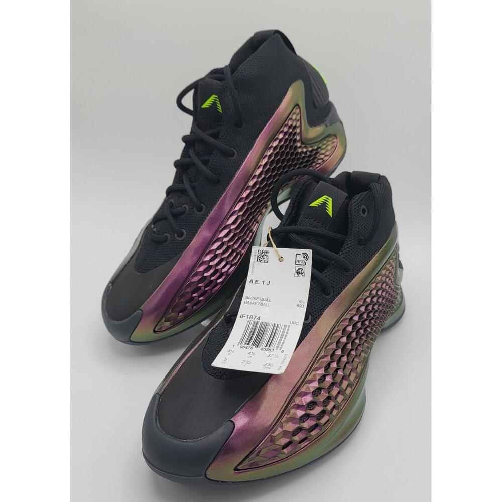 Adidas AE 1 J Basketball Shoes IF1874 The Future Boys Size 5Y